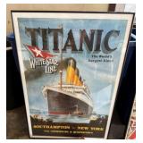 "Titanic" Framed Movie Poster