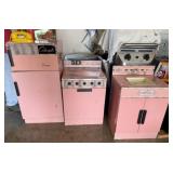 Vintage Sears Toy Metal Kitchen Set