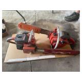 2 Vintage Homelite Gas Chainsaws
