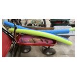 Toy Wagon & 4 Pool Noodles