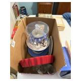 Box of Decorative Christmas Items