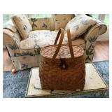 Woven Decorative Picnic Basket