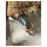 True Temper Wheel Barrow & 2 Bales of Straw