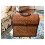 Decorative Wicker Picnic Basket
