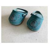American Girl Embroidered Clogs- JLY