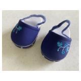 American Girl Blueberry Clogs