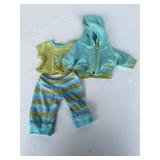 American Girl R N G Lime Stripes Set