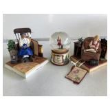 American Girl Doll Bookends & Kit Waterglobe