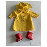 American Girl Rain Coat, Hat and Boots