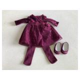 American Girl Sparkly Plum Outfit