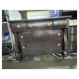 Antique Chest with Glass Handles
