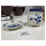 Blue Delft Dish & Ashtray