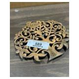 Large Metal Bird Trivet