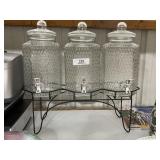 Large Glass & Metal Dispensers