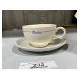 Vintage Pottery Cup & Saucer Set