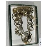 Ornate Hummingbird Vintage Necklace