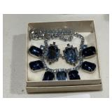 Austrian Crystal Vintage Necklace & Earring Set