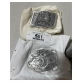2 Indy 500 Collectors Belt Buckles