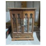Dresser Top Jewelry Armoire & Contents