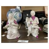 Vintage Victorian Style Pair of Figurines