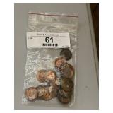 Lot of 20 Masonic Pennies