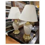 Pair of Vanity Lamps with Shades