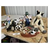 Large Lot of Cow Collectibles