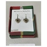 18K Gold Over Sterling Earrings