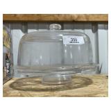 Glass Dome Cake Plate