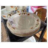 Set of 4 Jewel Tea Saucers