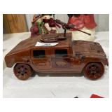 Large Wooden Military Vehicle