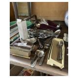 Large Lot of Flatware & Serving Items