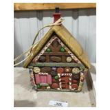 Lighted Gingerbread House Cookie Jar