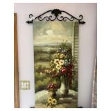 Acrylic Floral Wall Tapestry