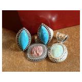 Lot of Sterling Silver Jewelry