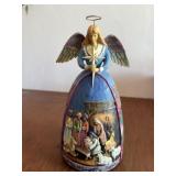 Jim Shore A Star Shall Guide Us Music Box Angel