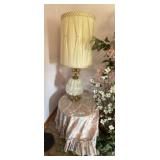 Vintage MCM Table Lamp & End Table