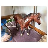 Large Heavy Hard Plastic Horse