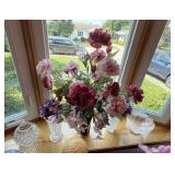 Assorted Crystal & Floral Arrangement