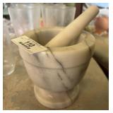 Marble Mortar & Pestle