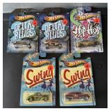 5 As New In Package Die-Cast Hot Wheels Cars