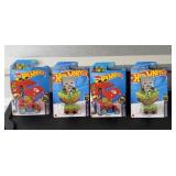 4 As New In Package Die-Cast Hot Wheels Cars