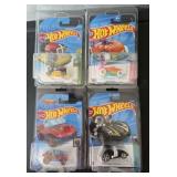 4 As New In Package Die-Cast Hot Wheels Cars