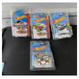 4 Treasure Hunt Die-Cast Hot Wheels Cars