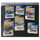 6 As New In Package Die-Cast Hot Wheels Cars