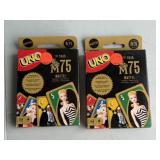 2 Packs of UNO Mattel Playing Cards