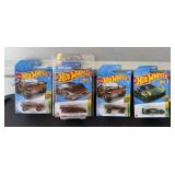 4 As New In Package Die-Cast Hot Wheels Cars