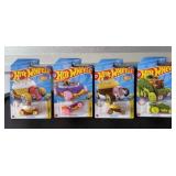 4 As New In Package Die-Cast Hot Wheels Cars