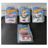 4 Treasure Hunt Die-Cast Hot Wheels Cars