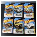 6 As New In Package Die-Cast Hot Wheels Cars